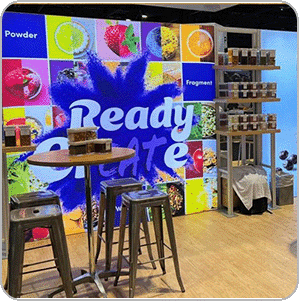 Tradeshow Module MicroDried dried fruits and vegetables trade show booth