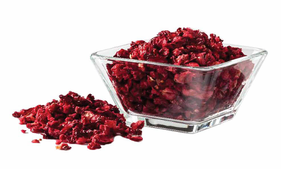 MicroDried® Cranberries Whole, Sliced, Fragments and Powder